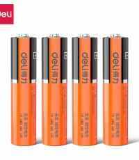 得力LH502堿性5號(hào)電池4粒吸卡裝